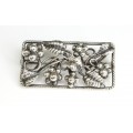 eleganta brosa Art Nouveau, din argint. cca 1900. Germania